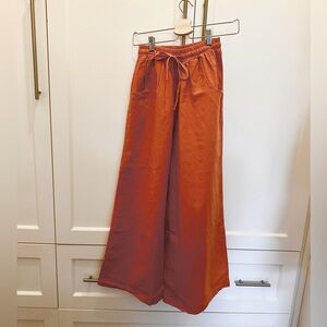 Shein orange wide-leg pants - brand new